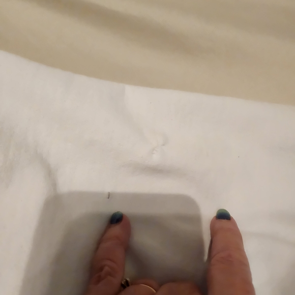 Unxpected UNX Men's White& Tan Hoodie Size Medium A29 - Picture 9 of 10